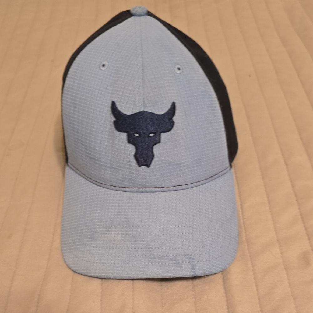 Under Armour Light Gray and Black Hat